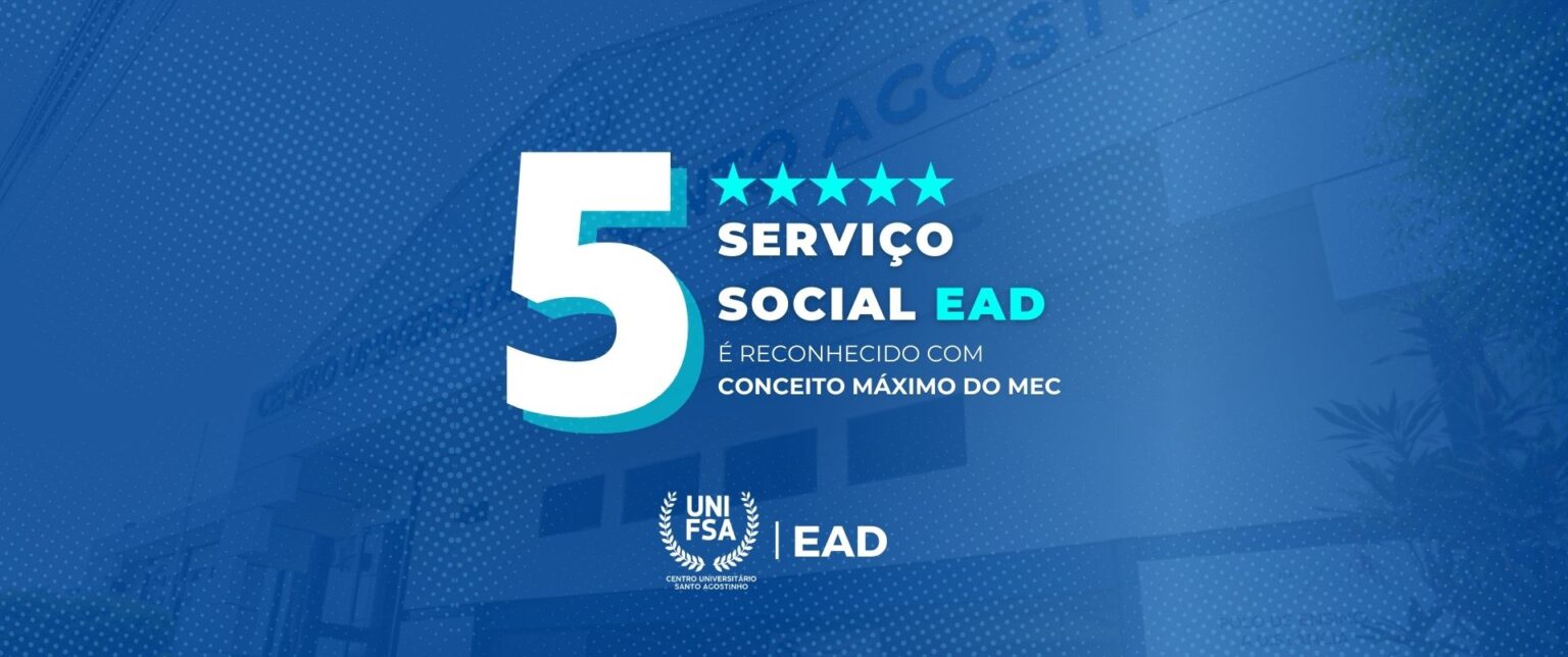 Serviço Social EAD é nota 5 no MEC - Centro Universitário Santo ...