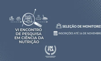 VI Encontro  de Pesquisa  em Ciência da Nutrição Seleção de Monitores