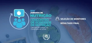 XVI JORNADA DE NUTRIÇÃO - Seleção de Monitores