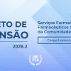 site - Projetos de Extensão 2026.1 Serviços Farmacêuticos